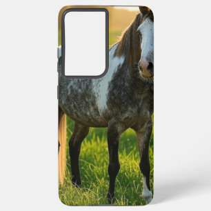 Coque Samsung Galaxy Ajouter une Personnaliser photo de cheval