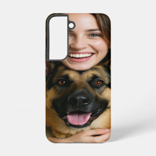 Coque Samsung Galaxy Ajouter une photo de berger allemand Personnaliser