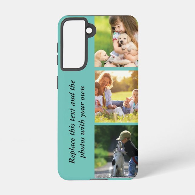 Coque Samsung Galaxy Ajouter votre propre texte et photos (Verso)