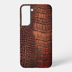 Coque Samsung Galaxy Aligator Classic Reptile en cuir (Faux)