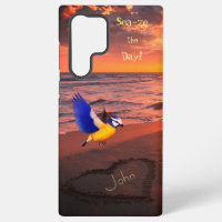 Amour de l'oiseau marin à la mode