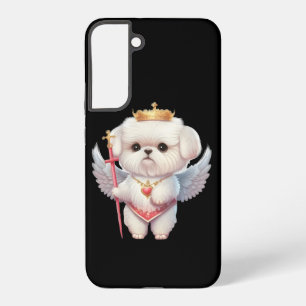 Coque Samsung Galaxy Angel Maltese Chiot, Maltes amoureux de les chiens