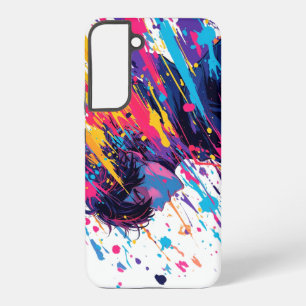 Coque Samsung Galaxy Anime Graffiti Chaos — Explosion de Couleurs
