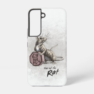 Coque Samsung Galaxy Année du Rat chinois Zodiac Art
