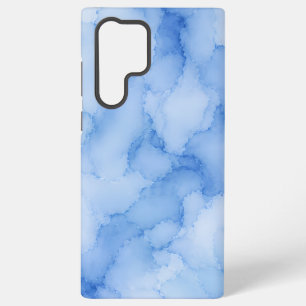 Coque Samsung Galaxy Aquarelle Abstraite Bleue Douce