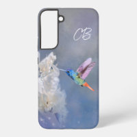 Aquarelle Colibri Jardin Oiseau Art