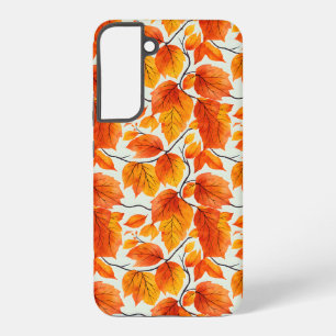 Coque Samsung Galaxy Aquarelle Feuilles Automnes - Foliage Automne Vibr