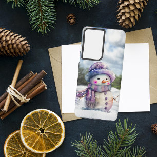 Coque Samsung Galaxy Aquarelle Snowman