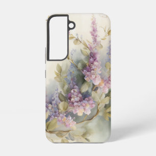 Coque Samsung Galaxy Aquarelle vintage wisteria violet