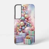 ARBRE DE NOËL COLORÉ PASTEL AVEC PRÉSENTS
