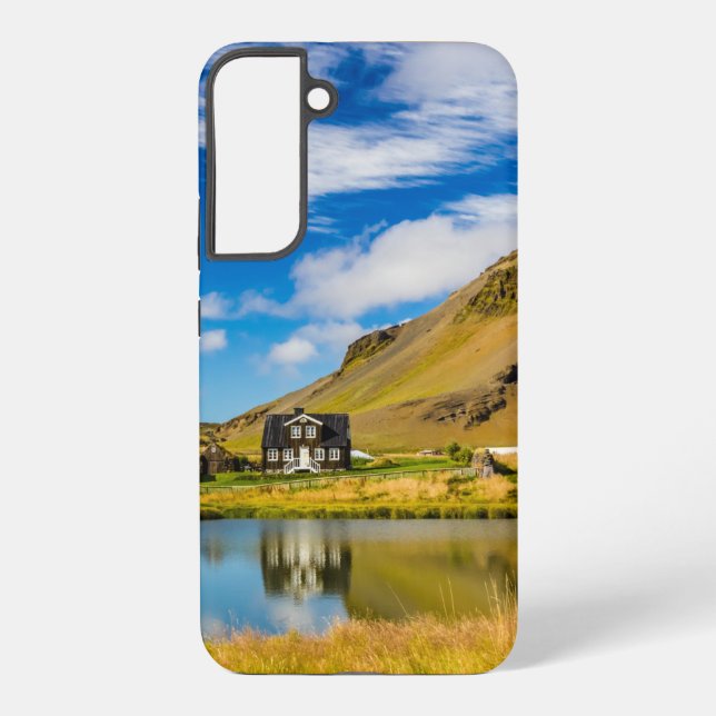 Coque Samsung Galaxy Arnarstapi Amtmansshus Et Le Mont Stapafell, Islan (Verso)