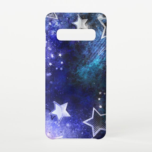Coque Samsung Galaxy Arrière - plan spatial avec étoiles (Dos)