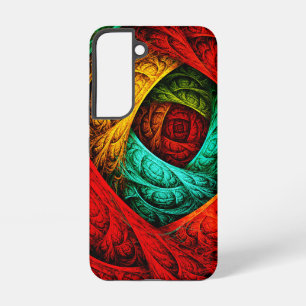 Coque Samsung Galaxy Art abstrait moderne artistique coloré motif #09