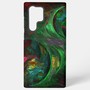 Coque Samsung Galaxy Art abstrait vert Genèse