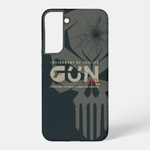 Coque Samsung Galaxy Art de monogramme de pistolet (Mode sombre)