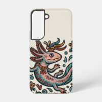Art tribal bohème aztèque axolotl Xolotl pierre ér