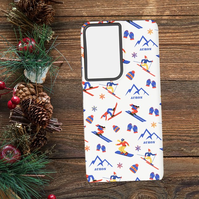 Coque Samsung Galaxy Auron Mercantour France Ski Snowboard Motif (Auron Mercantour France ski snowboard cross-country skiing winter snow vacation samsung phone case)