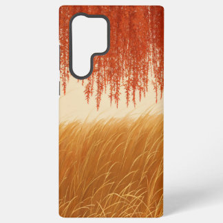 Coque Samsung Galaxy Autumn Leaves and Golden Field Phone Case