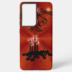 Coque Samsung Galaxy Avent, Artdeco de Noël sur Red Rainbow
