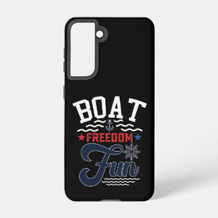 Coque Samsung Galaxy Bateau Liberté Amusement 4 Juillet Marin 
