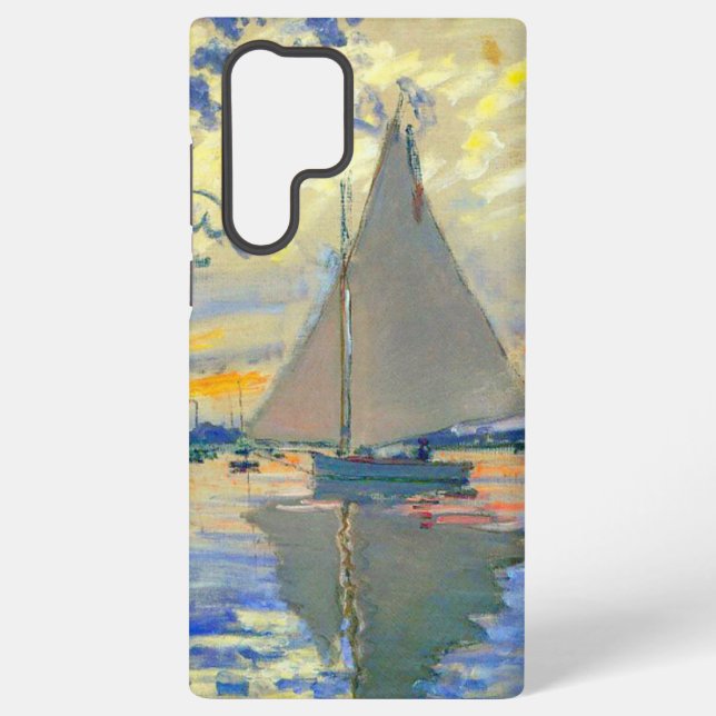Coque Samsung Galaxy Bateau Monet au Petit-Gennevilliers (Verso)
