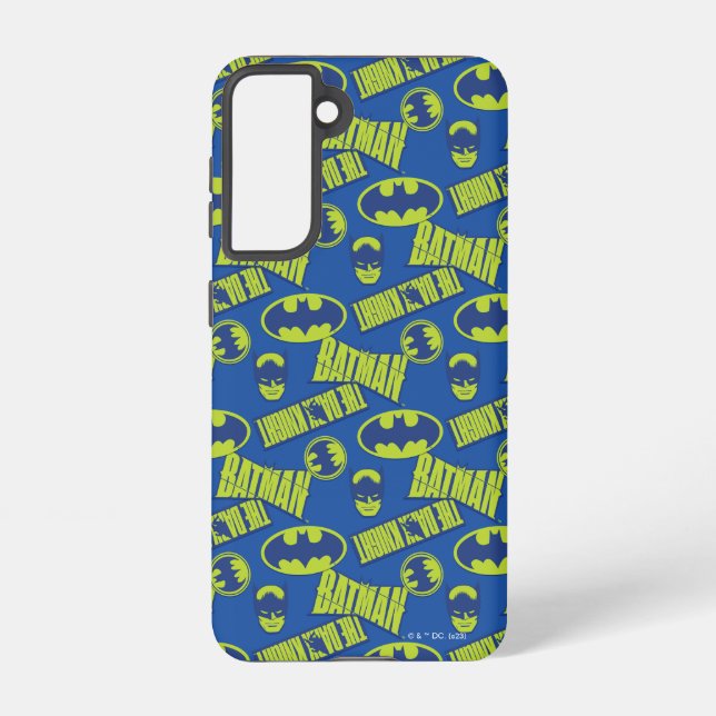 Coque Samsung Galaxy Batman - Le Motif du Chevalier foncé (Verso)
