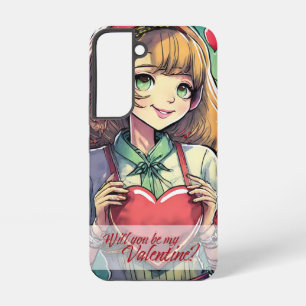 Coque Samsung Galaxy Be My Valentine in Manga Style 33419