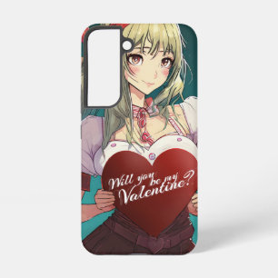 Coque Samsung Galaxy Be My Valentine in Manga Style 33893