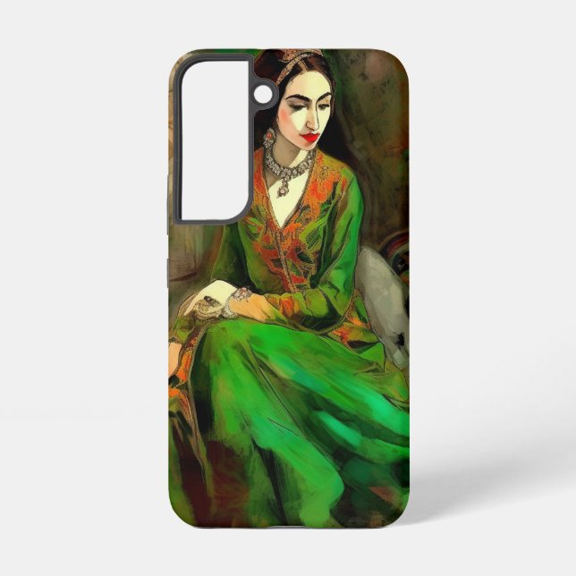 Coque Samsung Galaxy Beauté en vert (Verso)