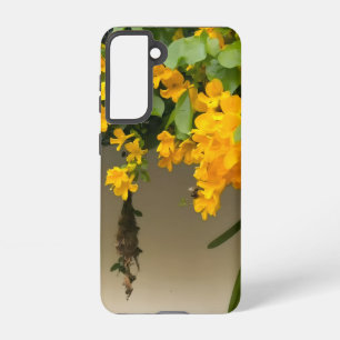 Coque Samsung Galaxy Beauté Fleur Dorée