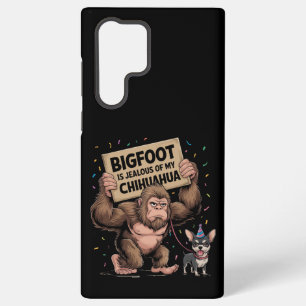 Coque Samsung Galaxy Bigfoot est jaloux de mon Chihuahua