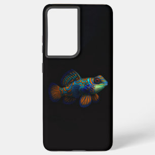 Coque Samsung Galaxy Black 4 Luxe Galaxy S21 Plus, Dragonet Mandarin