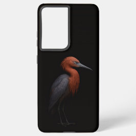 Coque Samsung Galaxy Black 4 Luxe Galaxy S21 Ultra, Reddish Egret