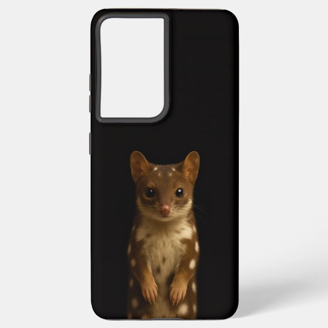 Coque Samsung Galaxy Black 4 Luxe Galaxy S21 Ultra, Sweet Quoll  (Verso)