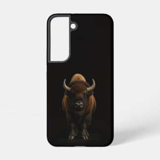 Coque Samsung Galaxy Black 4 Luxe Galaxy S22 Case, American Bison