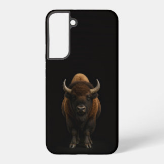 Coque Samsung Galaxy Black 4 Luxe Galaxy S22 Plus, American Bison