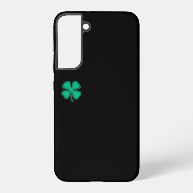 Coque Samsung Galaxy Black Irish Samsung S22 Plus phone case (Verso)