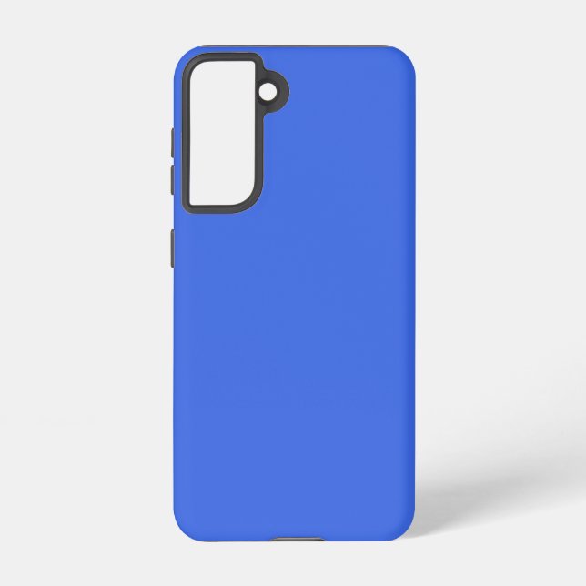 Coque Samsung Galaxy Bleu (couleur solide) (Verso)