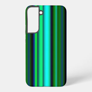 Coque Samsung Galaxy Bleu Vert arc-en-ciel rayures