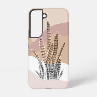 Coque Samsung Galaxy Boho Abstrait Moderne Succulent