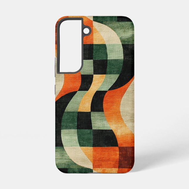 Coque Samsung Galaxy Boîtier de téléphone à balayage optique rétro (Verso)