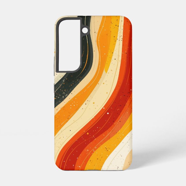 Coque Samsung Galaxy Boîtier de téléphone à pointe orange (Verso)