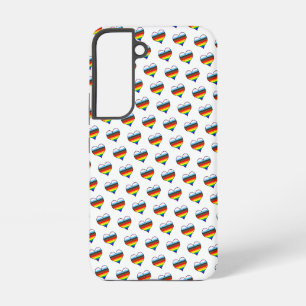 Coque Samsung Galaxy Boîtier de téléphone Motif Rainbow Heart