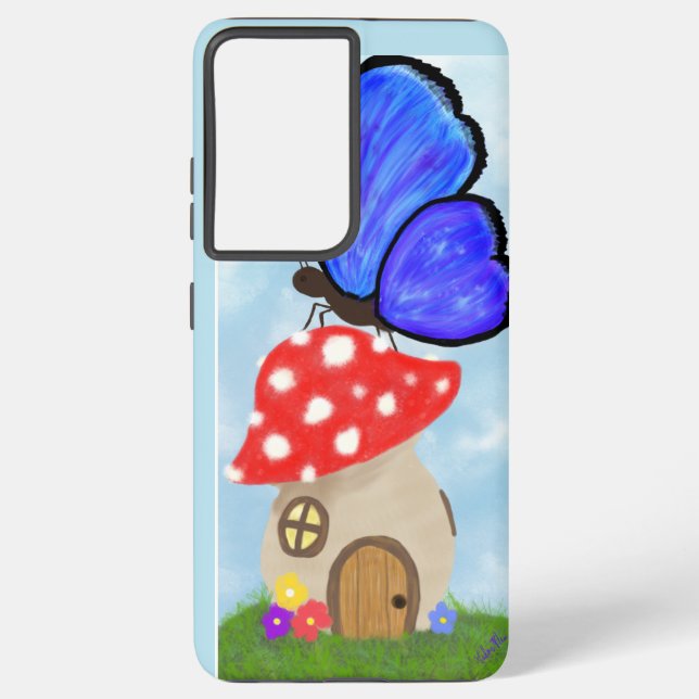 Coque Samsung Galaxy Boîtier de téléphone papillon (Verso)