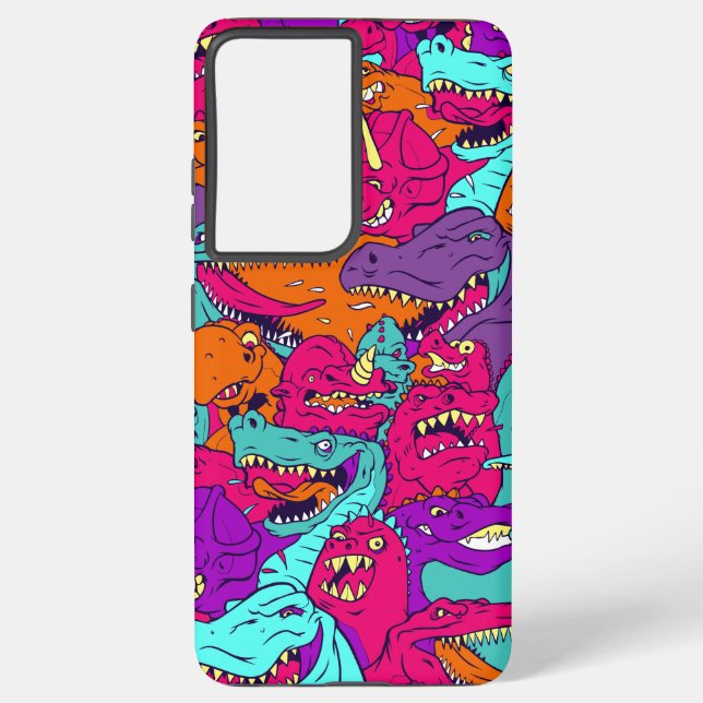Coque Samsung Galaxy Boîtier de téléphone Samsung Dinosaur mignon (Verso)