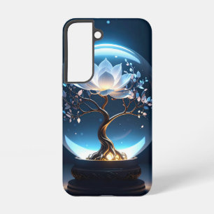Coque Samsung Galaxy Boîtier téléphonique dur Lotus Globe paisible