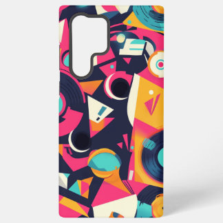 Coque Samsung Galaxy Boîtier téléphonique géométrique rétro