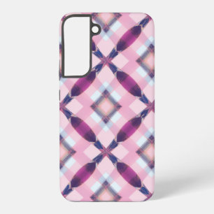 Coque Samsung Galaxy Boîtier téléphonique Motif géométrique rose et vio