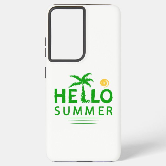 Coque Samsung Galaxy Bonjour été (Verso)