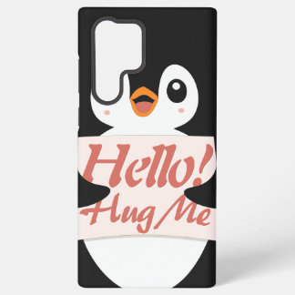Coque Samsung Galaxy Bonjour ! Fais-moi un câlin - personnalisation de